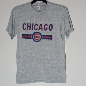 Vintage 80's Chicago Cubs Baseball T-Shirt MLB Mens M USA Made Eastport